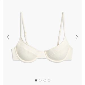 WeWoreWhat Vintage Demi Swiss dot bikini top